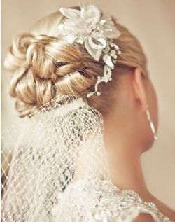 Wedding Hairstyles Updos With Veil and Tiara