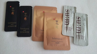 Muestras cosmética coreana alta gama