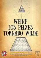 Concierto de Weinf, Los Peixes y Tornado Wilde en El perro de la parte de atrás del coche