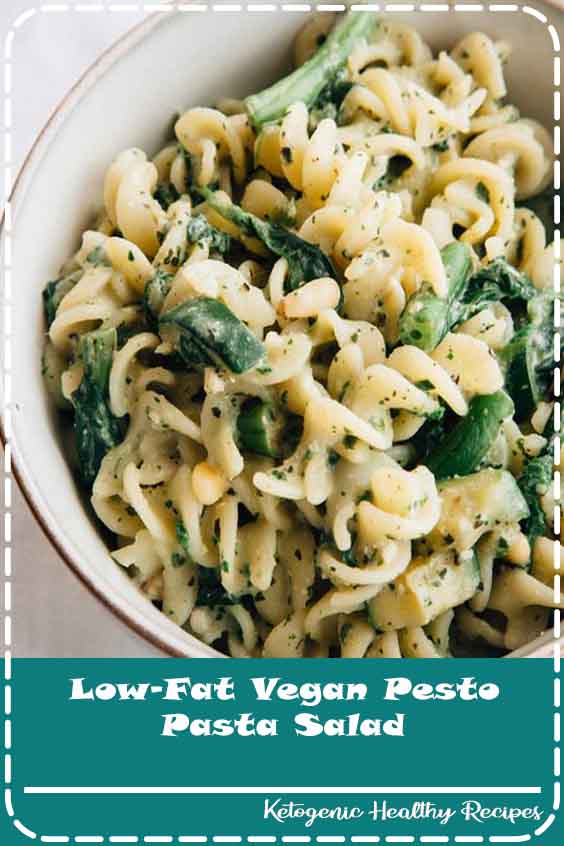 My favourite pasta salad get's a makeover! Making it vegan, gluten-free and low fat. I love to serve mine with some cooked green vegetables and extra pine nuts.