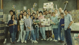 El Equipo de LucasArts en el Día de Ron Gilbert, 1990