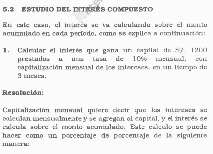 Interes compuesto pdf