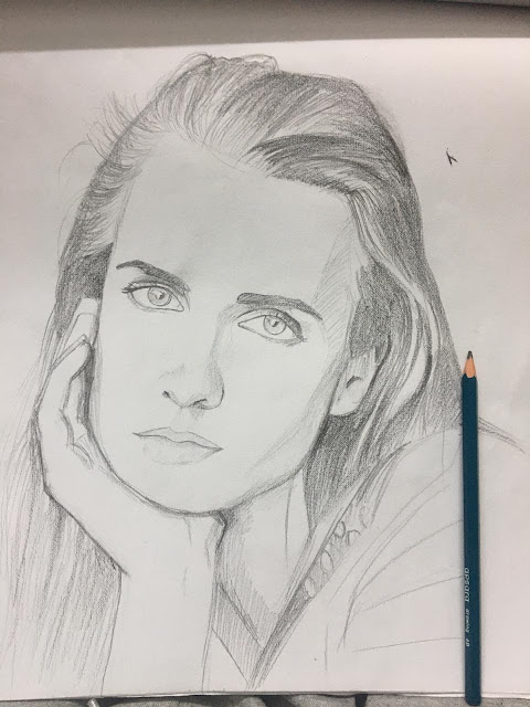 Danish singer MØ Portrait done in 20 Minutes 