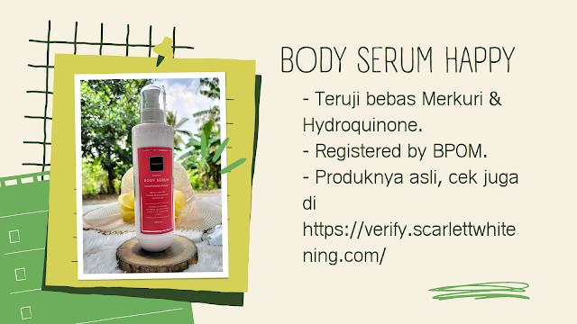 Uji Keaslian Scarlett Happy Body Serum