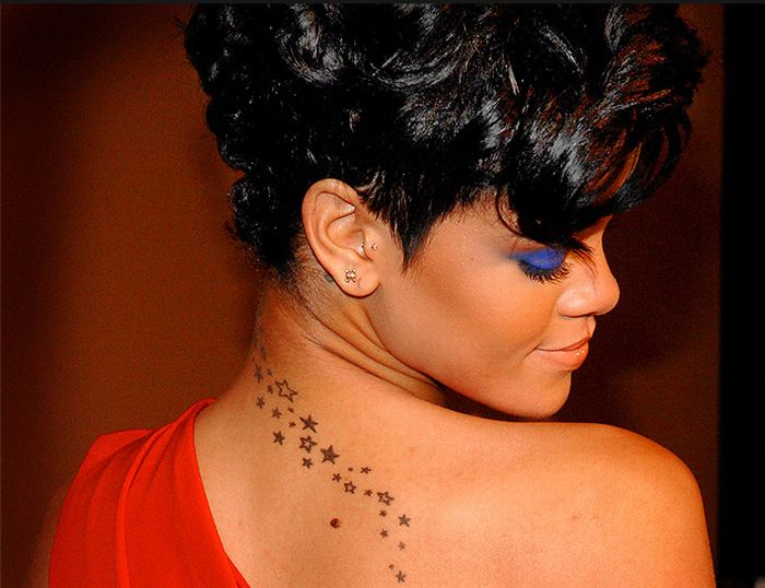 Labels Rihanna Tattoo