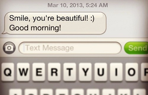 Good Morning Text - You're Beautiful