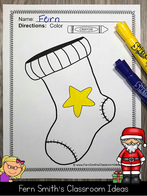 Seventy-Five Christmas Coloring Pages to add some joy and fun to your classroom this holiday season! Your Students will ADORE these Coloring Book Pages for Christmas, add it to your plans to compliment any Christmas activity! Seventy-Five {75} Coloring Pages For Some Christmas Fun in Your Classroom from Fern Smith's Classroom Ideas!