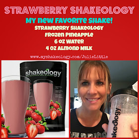 Strawberry Pineapple Shakeology, www.HealthyFitFocused.com