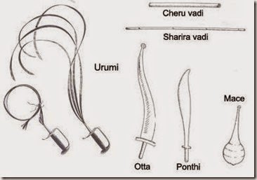 Kalaripayattu_weapons