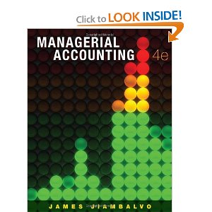 Managerial Accounting Jiambalvo 4th Edition