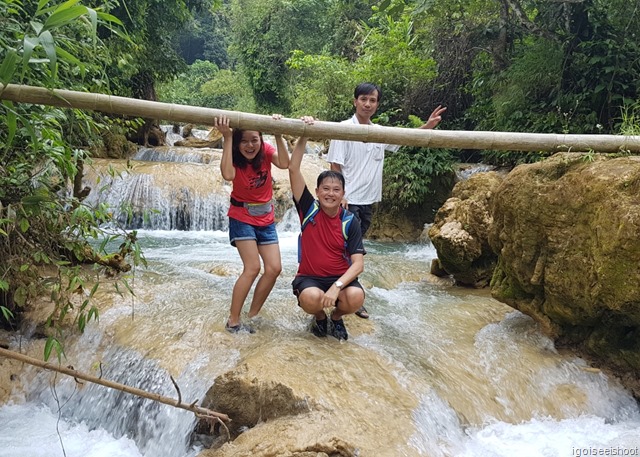 Thac Hieu ( Hieu Waterfall). in Pu Luong 