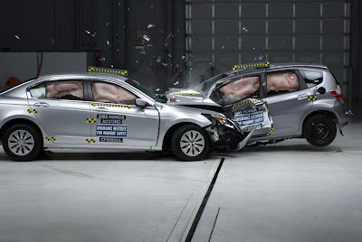 IIHS test: Fit vs. Accord