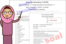 Soal Tematik Kelas 5 Tema 1  Subtema 2 Dan Kunci Jawaban