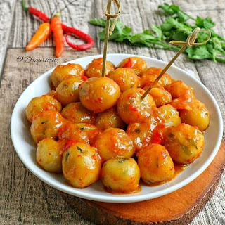Cara Membuat Cilok Bumbu Kacang Pedas Manis Yang Enak ...