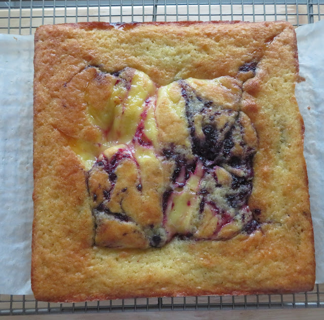 Blueberry & Lemon Snack Cake