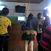FUNNY!!!!   MASQURADE FOUND IN BET9JA OFFICE TO CHECK HIS BETSLIP SEE PHOTOS