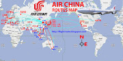 Air China flights to Auckland, New Zealand (china air routes map)