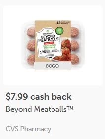 $7.99/2 Beyond Meatballs ibotta cashback rebate *HERE*