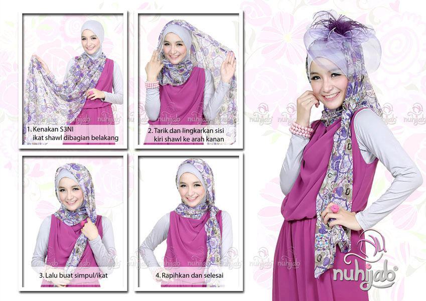 Cara Memakai Jilbab Pashmina Sifon  Tutorial Hijab