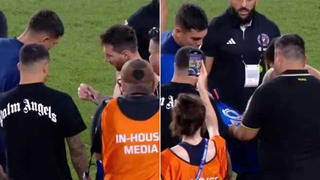 VIDEO: FC Cincinnati Goal Scorer Begs Messi For Autograph Moments After Losing Cup Semi-Final Goes Viral