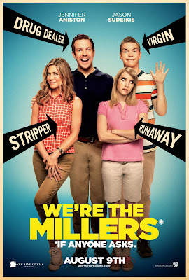 Poster Of Were the Millers (2013) In Hindi English Dual Audio 300MB Compressed Small Size Pc Movie Free Download Only At worldfree4u.com