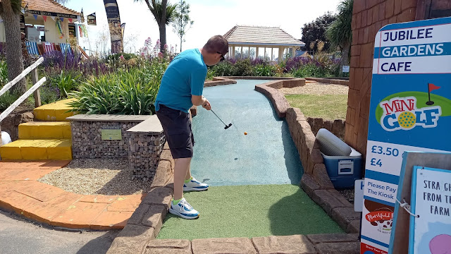 Crazy Golf at the Jubilee Gardens Café in Minehead