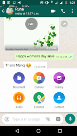 WhatsApp Message Board with New Look