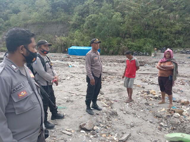 Polsek Waeapo Sisir Aktifitas Tambang Emas Ilegal di Sungai Anahoni dan Gunung Botak.lelemuku.com.jpg