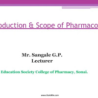 Introduction Scope of Pharmacology PDF