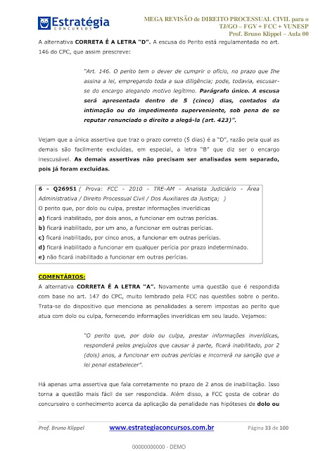 Questões de direito processual civil pdf