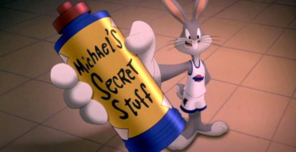 secret is drinking mj s secret stuff from space jam