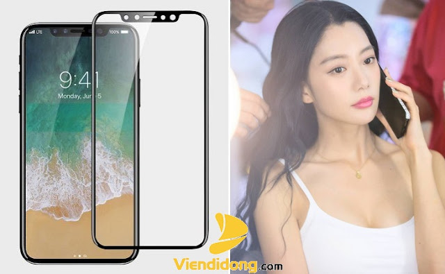 Ép kính iPhone 8 Plus cho mỹ nhân Hàn qua Việt Nam