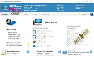 تحميل برنامج تسريع وتنظيف جهاز الكمبيوتر HDCleaner 1.224 مجانا 