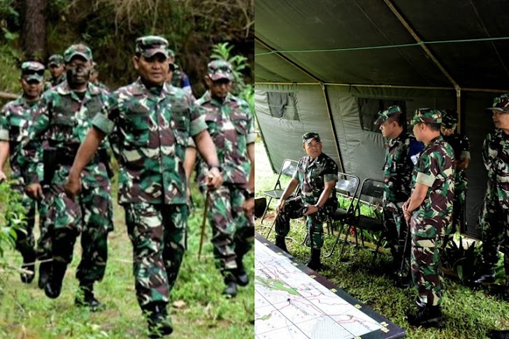 Pangdam Hasanuddin, Tinjau Latihan Perang Hutan Yonif Raider 700/WYC