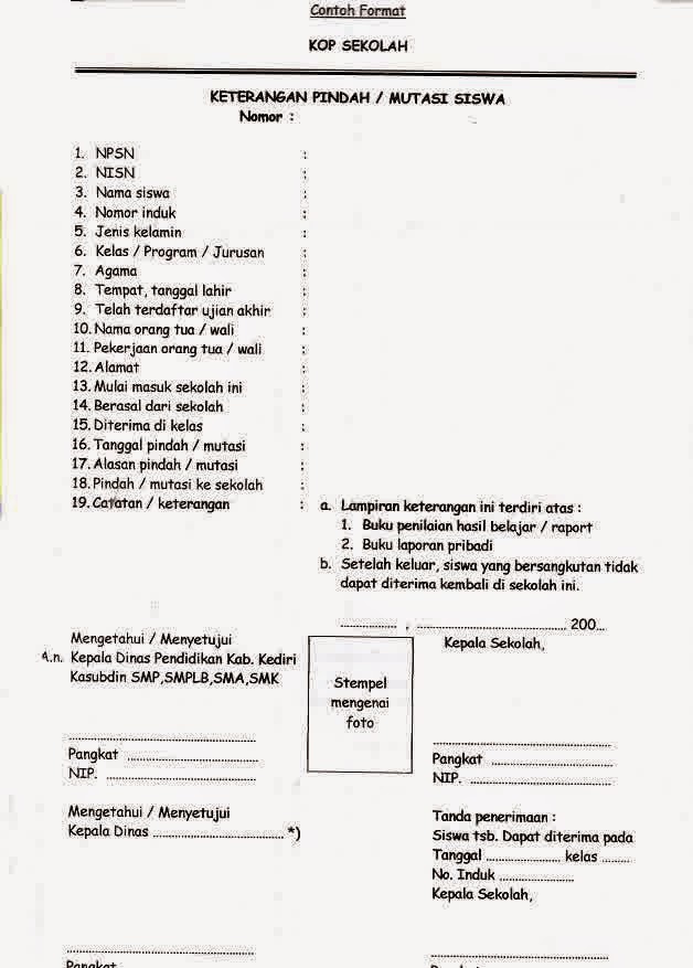 sekolah mei 2015 contoh format formulir pendaftaran sekolah mei 2015