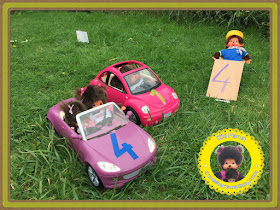 monchhichi kiki virkiki ajena vintage cool course voiture barbie planet singe