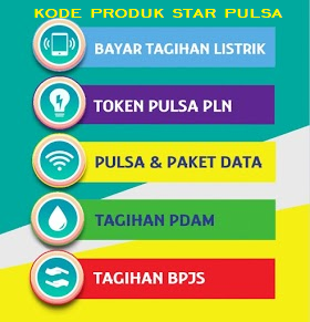 kode produk star pulsa