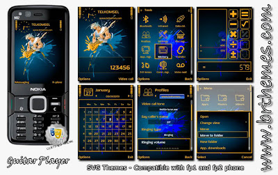 Guitar Player by Blue_Ray – Full SVG theme for nokia fp1 and fp2 phone