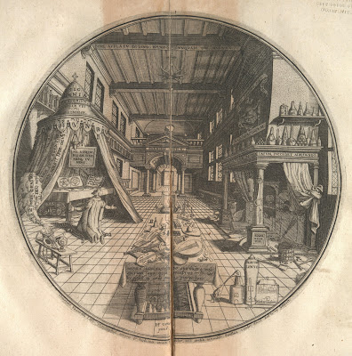 Heinrich Khunrath 1609 alchemy laboratory engraving