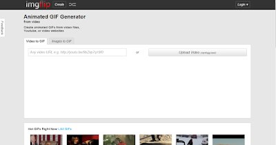 Imgflip memberikan dua pilihan untuk membuat GIF : baik dari video atau gambar