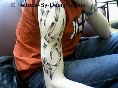 Tribal Tattoo With Shading