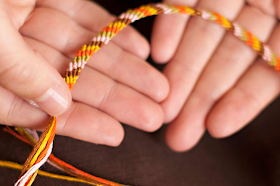 Friendship Bracelets make a great jewelry craft for kids