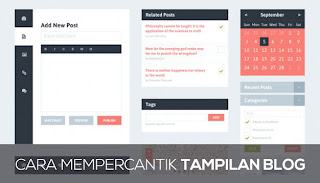 Cara Mempercantik Tampilan Blog