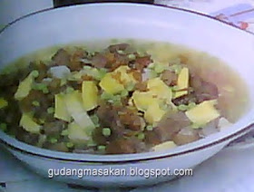 Resep Masakan Sup Lidah Kuning