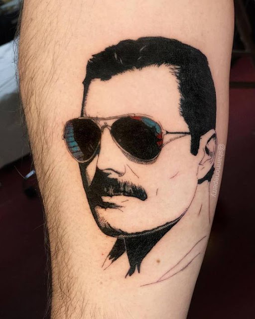 tatuagens do Freddie Mercury