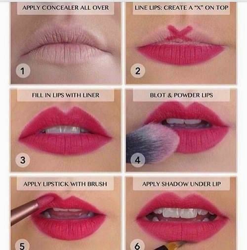 Matte lipstick without lip liner apply rack with jacket