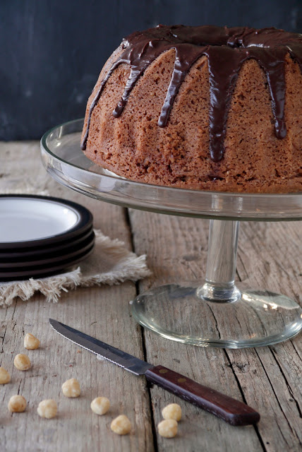 chocolate hazelnut bundt cake