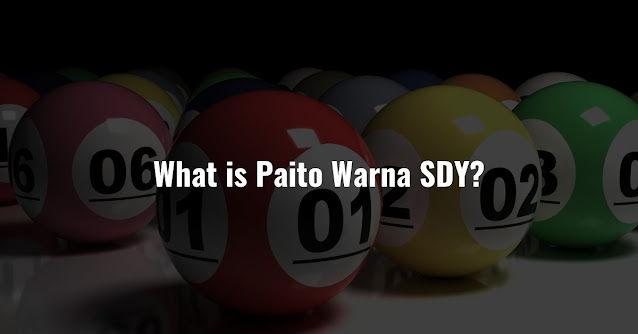 what is paito warna sdy?