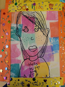 Kids Self Portrait Lesson