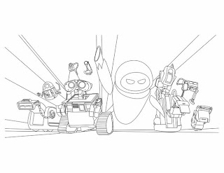 Wall-E Coloring Page Printables